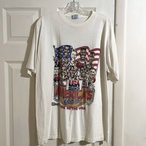Vintage 1992 Salem sportswear dream team T-shirt, XL, White